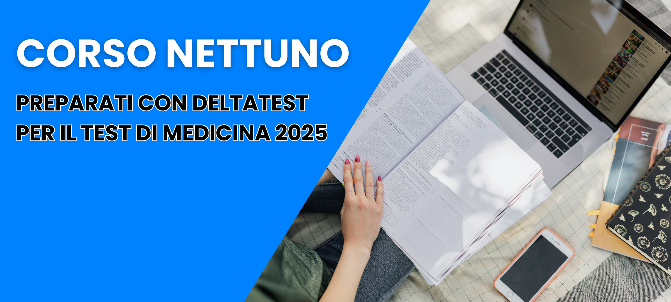 CORSO NETTUNO 2025 – PREPARATI A MEDICINA CON DELTATEST